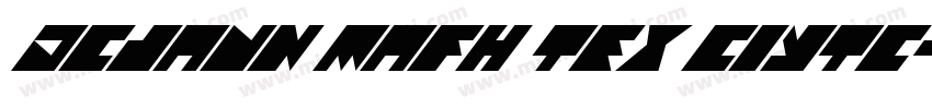Dcjavn Mafh TeX ciytc字体转换